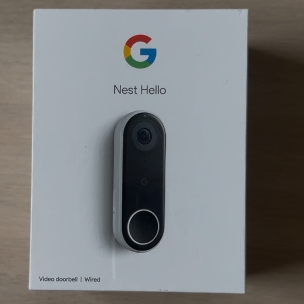 ⚡️Google Nest Hello Video Doorbell  Black